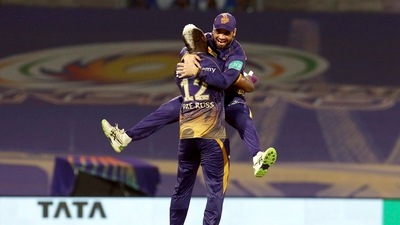 Consecutive run outs brought the MI innings an end. (PTI) Consecutive run outs brought the MI innings an end. (PTI)