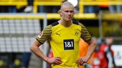 Borussia Dortmund's Erling Braut Haaland&nbsp; (REUTERS)
