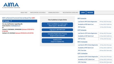 AIMA MAT 2022 : Last date to register, here’s direct link AIMA MAT 2022 : Last date to register, here’s direct link