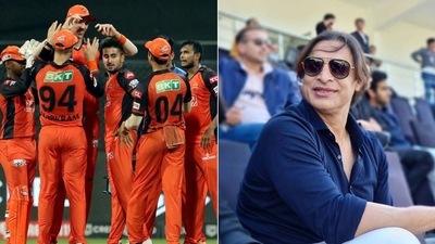 SRH team; Shoaib Akhtar