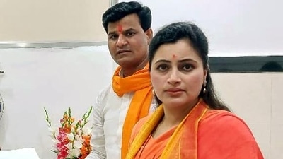 Navneet Rana and Ravi Rana. (ANI) (HT_PRINT) Navneet Rana and Ravi Rana. (ANI) (HT_PRINT)