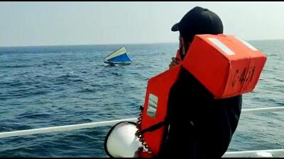 The Cyclone Warning Centre at Visakhapatnam in Andhra Pradesh issued a warning to fishermen asking them not to venture into the sea. (ANI)