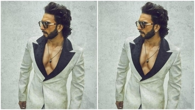 Referring to his upcoming film Rocky Aur Rani Ki Prem Kahani, Ranveer captioned his pictures with these words - “Rocky Bhai vibes.” (Instagram/@ranveersingh)