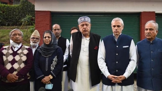 Opposition parties and civil society organisations on Monday rejected the Jammu and Kashmir (J&K) delimitation report submitted by a panel earlier this month claiming it ignores “ground realities” and is “politically motivated”. (HT File) Opposition parties and civil society organisations on Monday rejected the Jammu and Kashmir (J&K) delimitation report submitted by a panel earlier this month claiming it ignores “ground realities” and is “politically motivated”. (HT File)