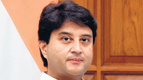 Union civil aviation minister Jyotiraditya Scindia. (PIB)