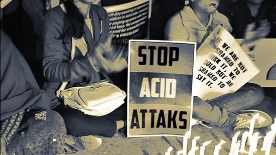 Agra acid attack: The survivor of the acid attack accused their next-door neighbour of the acid attack over an old dispute. (HT File Photo/Raj K Raj)