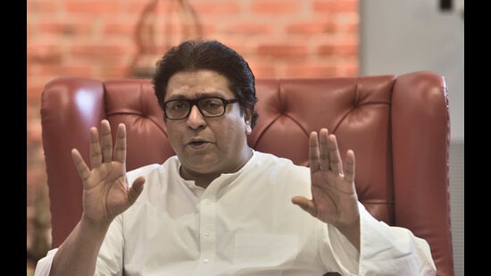 MNS leader Manoj Chavan, who is coordinating the event, said Raj Thackeray’s event will happen as per the schedule (Satish Bate/HT PHOTO)