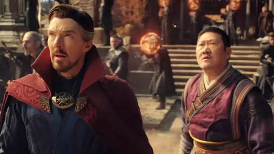 Benedict Cumberbatch and Benedict Wong in a still from Doctor Strange in the Multiverse of Madness.