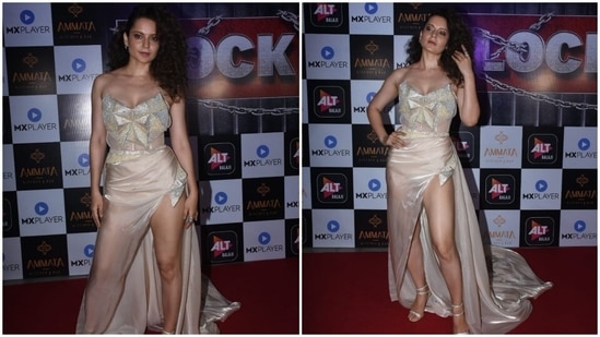 On the work front, Kangana will be seen next in Dhaakad. The film also stars Arjun Rampal, Divya Dutta and Saswata Chatterjee. The action drama will hit the theatres on May 20.(HT Photo/Varinder Chawla)