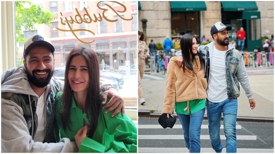 Vicky Kaushal and Katrina Kaif are in New York.