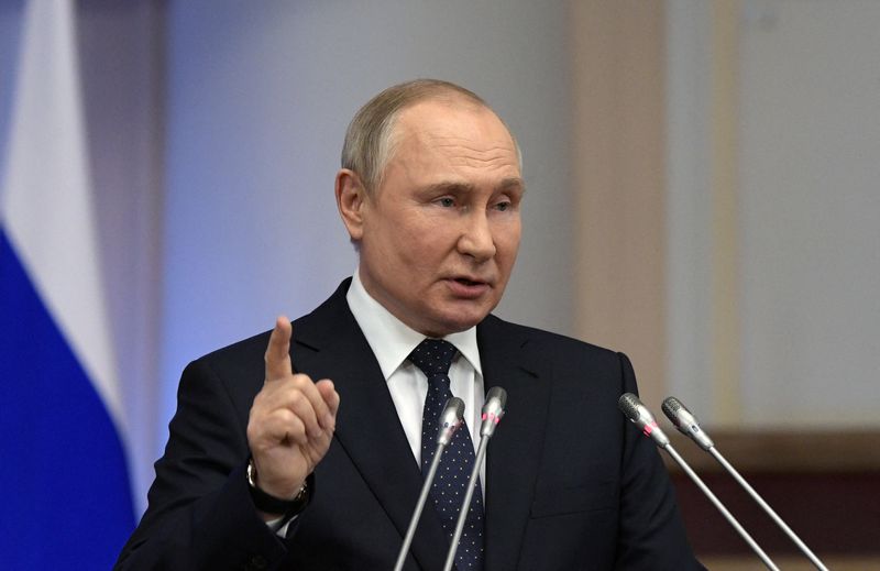 Russian President Vladimir Putin. (via REUTERS)
