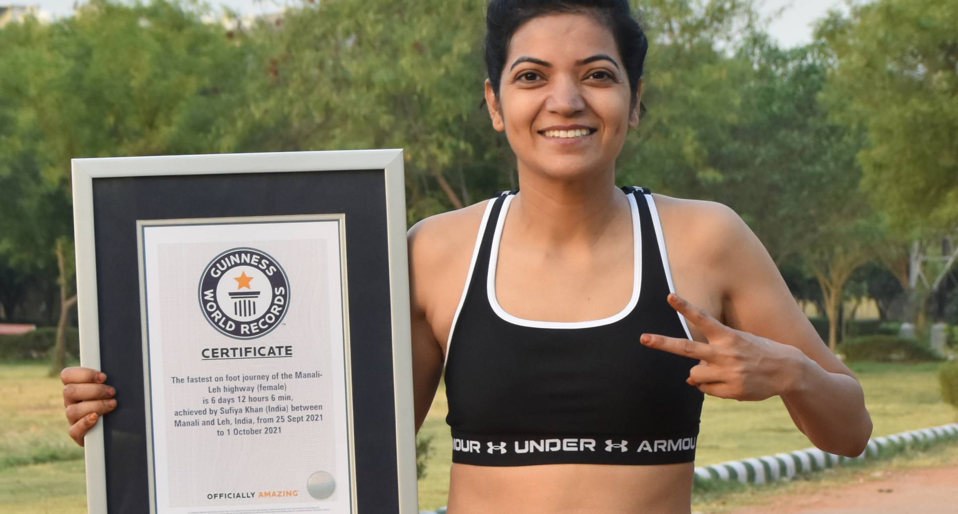 Indian Ultra runner Sufiya enters record books for third time | Hindustan Times