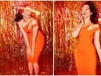 Tamannaah Bhatia recently stepped out to promote her upcoming film F3, which is a sequel to the 2019 comedy film F2: Fun and Frustration, wearing an orange one shoulder midi dress.(Instagram/@tamannaahspeaks)