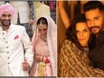 Neha Dhupia and Angad Bedi celebrate their fourth wedding anniversary. Neha Dhupia and Angad Bedi celebrate their fourth wedding anniversary.