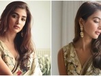 Pooja Hegde is the epitome of grace in Kalamkari saree and sleeveless blouse worth <span class='webrupee'>₹</span>1 lakh: See pics inside(Instagram) Pooja Hegde is the epitome of grace in Kalamkari saree and sleeveless blouse worth <span class='webrupee'>₹</span>1 lakh: See pics inside(Instagram)