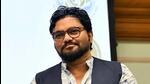 Former Union minister Babul Supriyo, who won the April 12 by-election from Kolkata’s Ballygunge assembly seat, will take oath as a Trinamool Congress MLA on Wednesday. (HT PHOTO.)