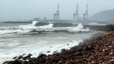A bulletin from Cyclone Warning Centre, Visakhapatnam said Asani was likely to weaken gradually into a cyclonic storm by the morning of Wednesday and into a depression by Thursday morning. (ANI) A bulletin from Cyclone Warning Centre, Visakhapatnam said Asani was likely to weaken gradually into a cyclonic storm by the morning of Wednesday and into a depression by Thursday morning. (ANI)