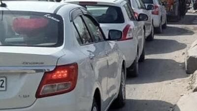 Parents of St John’s High School, Chandigarh, students ckaimed ath the school’s new carpool policy. (HT File)