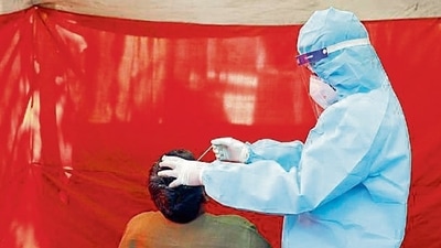The total number of tests conducted the previous day to detect the Covid-19 infection stood at 4,84,843, the health ministry said. (HT file image) The total number of tests conducted the previous day to detect the Covid-19 infection stood at 4,84,843, the health ministry said. (HT file image)