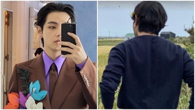 BTS' V visited the countryside and spent time amid nature.