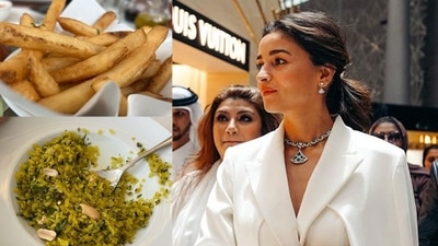 Alia Bhatt had fries and poha during Doha trip. Alia Bhatt had fries and poha during Doha trip. 