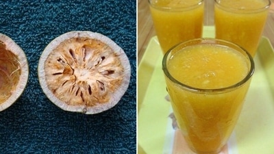 High on fibre and essential nutrients like proteins, beta-carotenes, fibre, riboflavin and vitamin C, bael is the perfect summer fruit that offers a fine blend of taste and nutrition. Ayurveda expert Dr Nikita Kohli on all the benefits of the summer superfood. (Pinterest) High on fibre and essential nutrients like proteins, beta-carotenes, fibre, riboflavin and vitamin C, bael is the perfect summer fruit that offers a fine blend of taste and nutrition. Ayurveda expert Dr Nikita Kohli on all the benefits of the summer superfood. (Pinterest)
