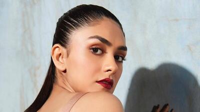 Actor Mrunal Thakur’s latest release is the film Jersey.