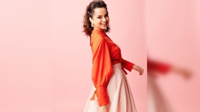 Kangana Ranaut's outfit is from the shelves of the clothing line Adeam, her jewellery by Radhika Agrawal Jewels and shoes by the Portuguese Brand Augustha. (Instagram/@kanganaranaut)