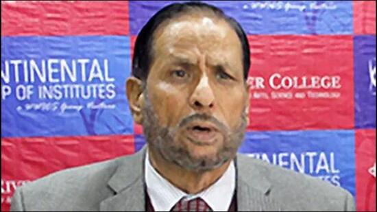 Col BS Sandhu, MD of WWICS, has been booked under Section 4 of the Punjab Land Preservation Act. (HT Photo)
