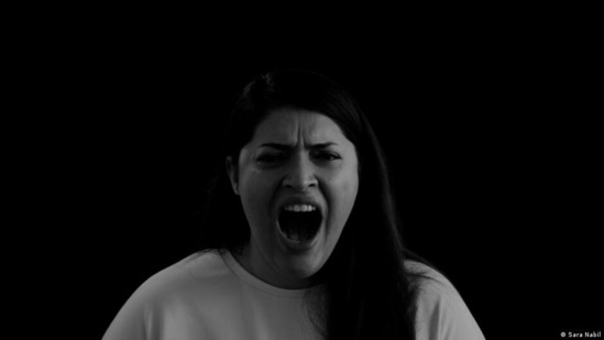 Afghan artist Sara Nabil screams life into her performances (Sara Nabil )