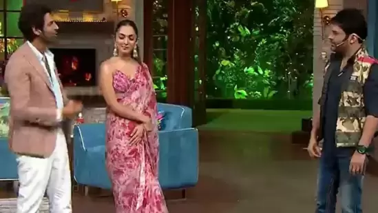 Kiara Advani and Kartik Aaryan promote Bhool Bhulaiyaa 2 on The Kapil Sharma Show.