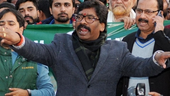 Jharkhand chief minister Hemant Soren. (HT file photo)