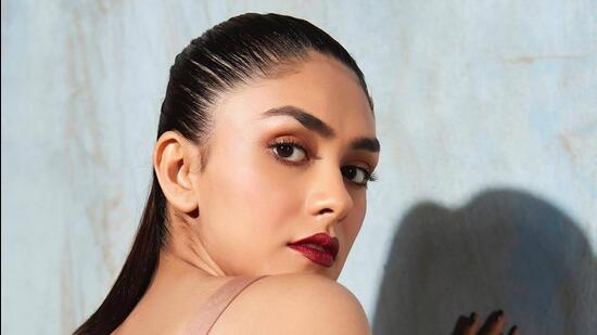 Actor Mrunal Thakur’s latest release is the film Jersey.