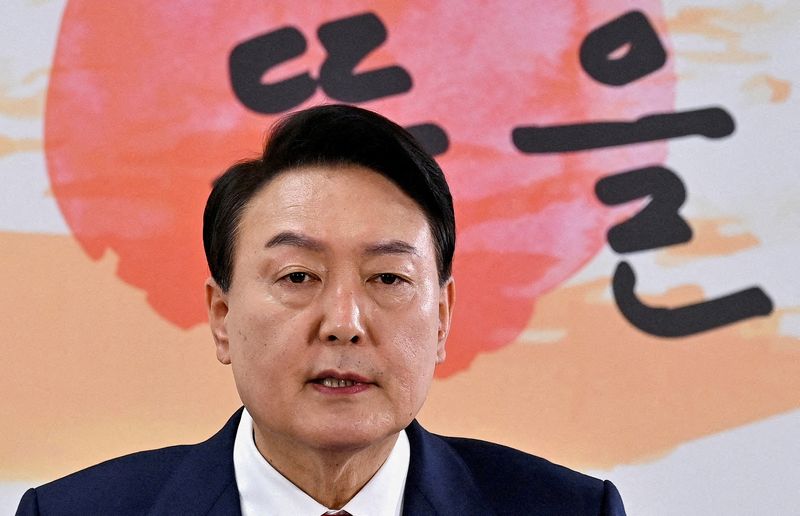 File photo of South Korea's new president Yoon Suk-yeol. (REUTERS)