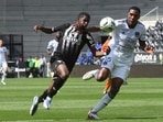 Angers' Mohamed-Ali Cho (L) fights for the ball with Bordeaux's Marcelo Antonio Guedes Filho (R) during the Ligue 1 match(AFP) Angers' Mohamed-Ali Cho (L) fights for the ball with Bordeaux's Marcelo Antonio Guedes Filho (R) during the Ligue 1 match(AFP)