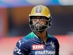 Virat Kohli after his third duck of IPL 2022. Virat Kohli after his third duck of IPL 2022. 