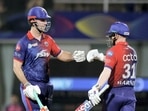 David Warner (R) and Mitchell Marsh of Delhi Capitals during 58th T20 cricket match of the Indian Premier League 2022 (IPL season 15), between the Rajasthan Royals and the Delhi Capitals, at the DY Patil Stadium in Mumbai(PTI) David Warner (R) and Mitchell Marsh of Delhi Capitals during 58th T20 cricket match of the Indian Premier League 2022 (IPL season 15), between the Rajasthan Royals and the Delhi Capitals, at the DY Patil Stadium in Mumbai(PTI)