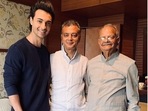 Aayush Sharma with father Anil Sharma and grandfather Pandit Sukh Ram (right). Aayush Sharma with father Anil Sharma and grandfather Pandit Sukh Ram (right).