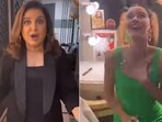 Farah Khan cracked a joke and Ananya Panday got excited. 