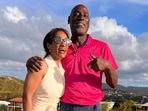 Masaba Gupta with her dad Vivian Richards. Masaba Gupta with her dad Vivian Richards.