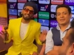 Ranveer Singh during SRH vs RCB on Sunday. Ranveer Singh during SRH vs RCB on Sunday.