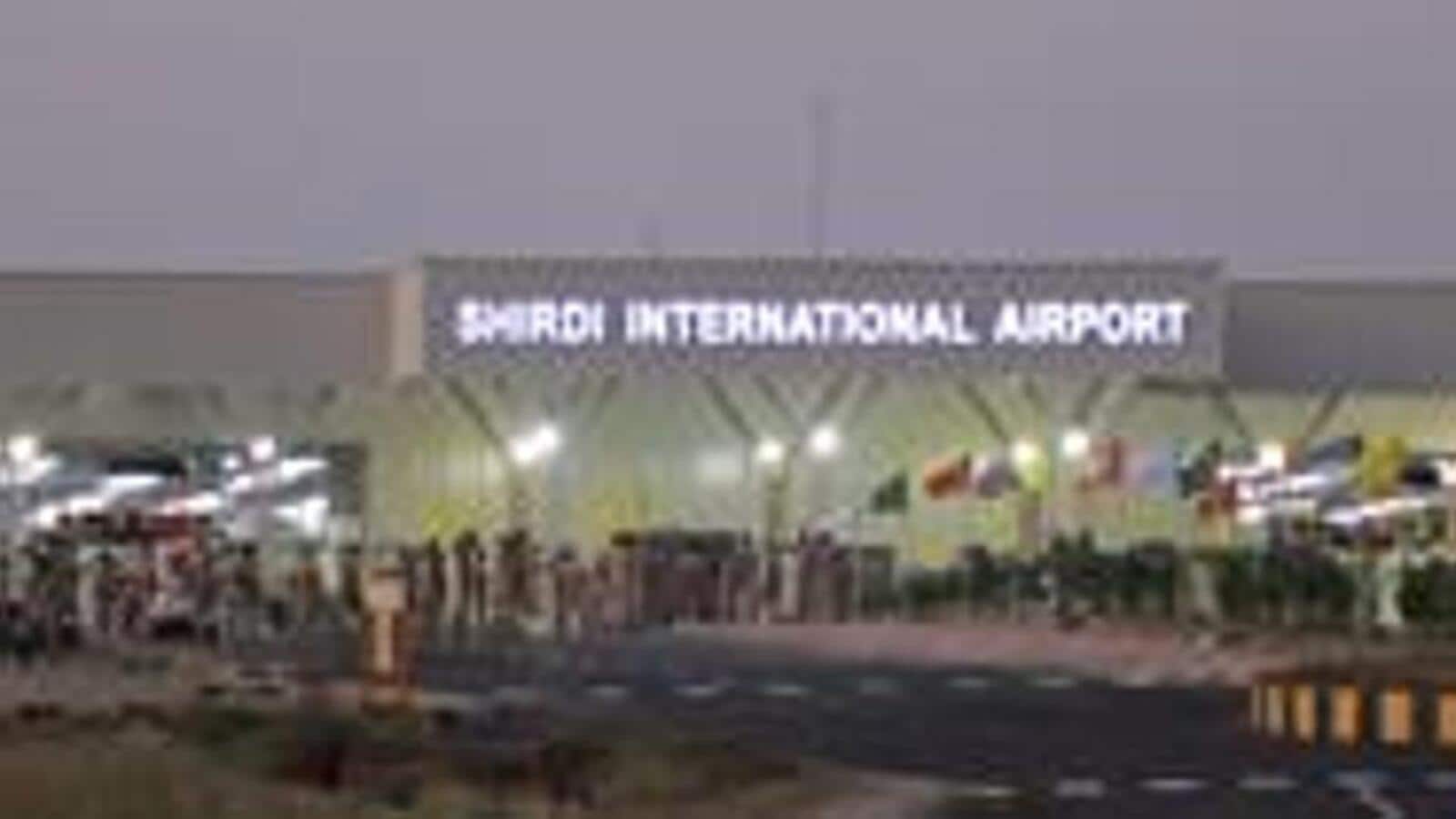 Shirdi airport Passenger traffic crosses 11lakh mark in April