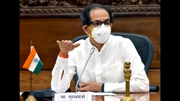 Mumbai, May 02 (ANI): File photo of Maharashtra Chief Minister Uddhav Thackeray claiming that Bharatiya Janata Party (BJP) had often cheated his father and Shiv Sena founder Bal Thackeray in the past on the pretext of an alliance for propagating Hindutva, on Monday. (ANI Photo) (ANI)