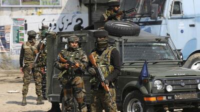 A militant was killed in a gunbattle with security forces in Bandipora district while another encounter was underway in the Anantnag district of Jammu and Kashmir. (Waseem Andrabi/HT) A militant was killed in a gunbattle with security forces in Bandipora district while another encounter was underway in the Anantnag district of Jammu and Kashmir. (Waseem Andrabi/HT)