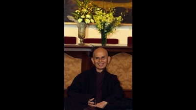 Thich Nhat Hanh (Virendra Singh Gosain/HT) Thich Nhat Hanh (Virendra Singh Gosain/HT)