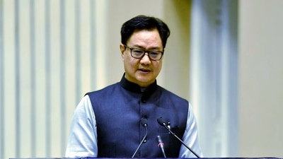 Union Minister for Law and Justice Kiren Rijiju. (ANI Photo/ PIB) (ANI/ PIB)