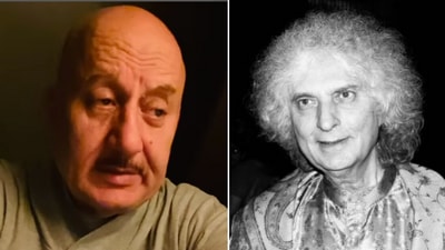 Anupam Kher on Pandit Shivkumar Sharma's death. Anupam Kher on Pandit Shivkumar Sharma's death.