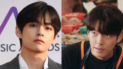 BTS ' V is loving Our Blues like the rest of the world. BTS ' V is loving Our Blues like the rest of the world.
