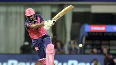 Ashwin was the hero with the bat for RR, scoring his first IPL half century after being sent in at No.3 (PTI) Ashwin was the hero with the bat for RR, scoring his first IPL half century after being sent in at No.3 (PTI)