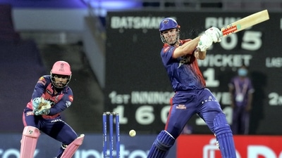 Marsh then started dominating the bowlers and soon, took the game away from RR (PTI) Marsh then started dominating the bowlers and soon, took the game away from RR (PTI)